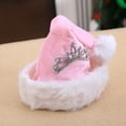 thumbnail image 5 of Gymnture Plush Santa Claus Christmas Hat Xmas Headdress for Adults & Kids, 5 of 10