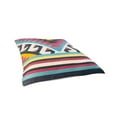 thumbnail image 3 of 24 x 24 Square Cotton Accent Throw Pillow, Geometric Aztec Tribal Pattern, Multicolor, 3 of 5