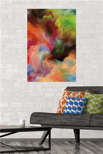 Paint Motion Imagination Wall Poster, 22.375" x 34"