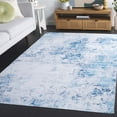 thumbnail image 3 of SAFAVIEH Malibu Dalia Distressed Polyester Machine Washable Area Rug, Beige/Turquoise, 8' x 10', 3 of 13