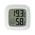 thumbnail image 2 of Yannianjz under $5 Mini Hygrometer, Mini Digital Temperature Humidity Monitor, Magnetic Hygrometer for Home and Office, Compact Room Thermometer forBabyRoom, Accurate Indoor Climate Meter, 2 of 3