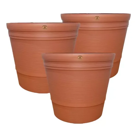 Kit 3 Macetas para Interiores y Exteriores 13 Litros