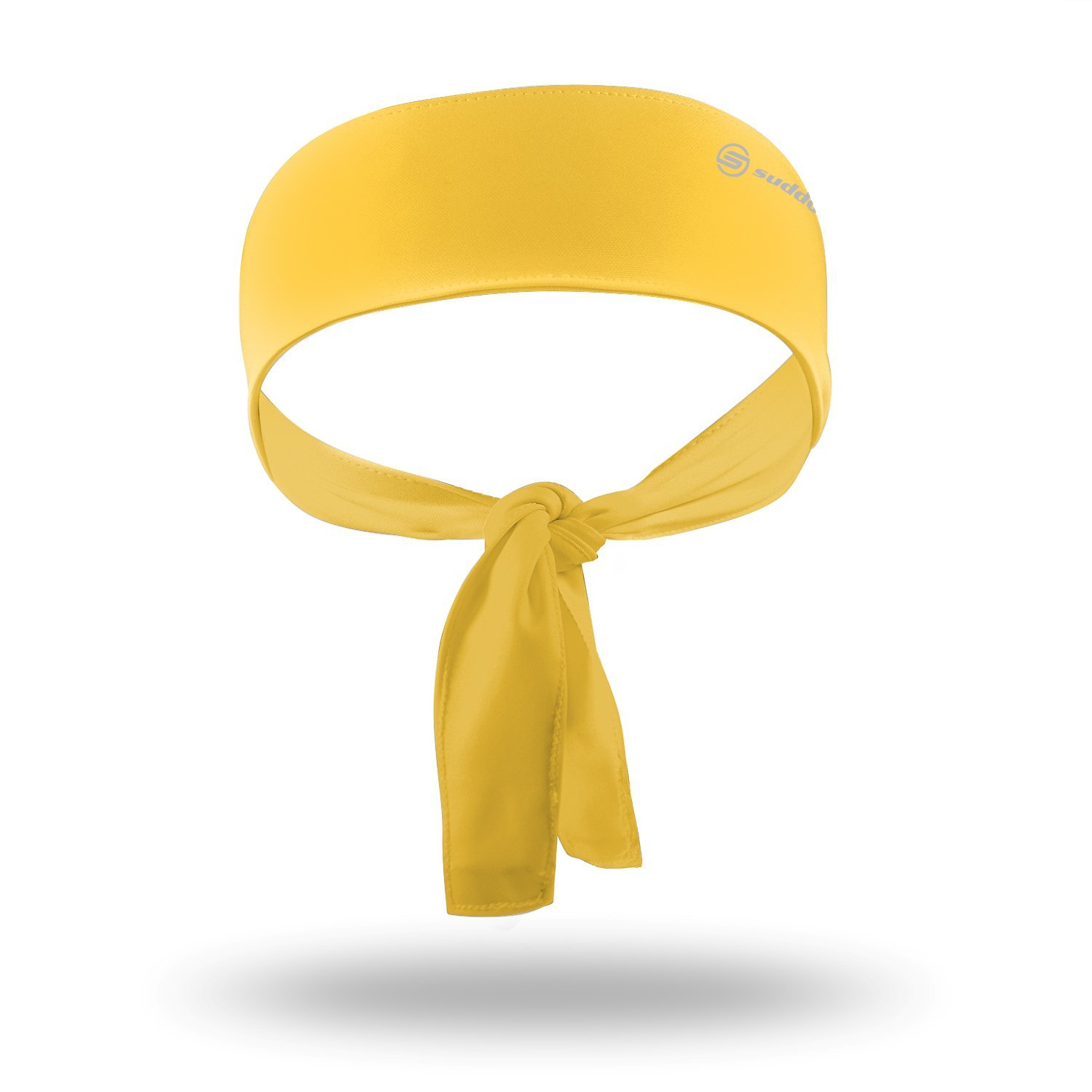 Suddora Gold Tie Headband / Sweatband (Made in USA) Head Tie for