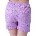 thumbnail image 4 of Somuwie Clearance Middle-aged and elderly women's underwear floral plus size plus size loose boxer briefs, 4 of 4
