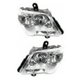 thumbnail image 4 of New Pair Of Halogen Headlights Compatible With Chrysler Town & Country Limited Mini Passenger Van 4 door 3.6L 2015 2016 By part number 5113336AI 5113337AI CH2502192 CH2503192, 4 of 4