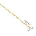 thumbnail image 2 of Unique Bargains Total 33 Feet Unfinished Cable Chain Round Link Chain Twisted 2mm for Jewelry Making, Golden, 2 of 7