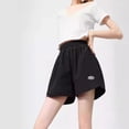 thumbnail image 4 of YunPes Girls Ruffle Athletic Shorts with Pockets High Waisted Kids Sport Shorts for Soccer Basketball Running Dance Wide Leg Short, 4 of 4