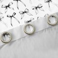 thumbnail image 4 of Manfei Black White Bows Print Black Out Curtains for Girls, Elegant Ribbon Bows Curtains Pack of 2 (42x63 Each), 4 of 6