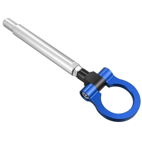 Front Bumper Trailer Tow Hook Ring Eye Towing Track Trailer Hitches for Chevy Camaro 6 Generation 2016-2018 Blue Black