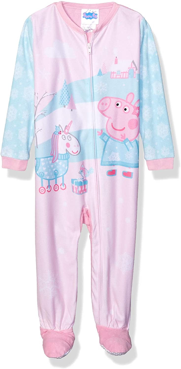 Peppa Pig - Peppa Pig Toddler Girl Microfleece Blanket Sleeper Pajama -  Walmart.com - Walmart.com