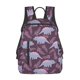 thumbnail image 1 of Cute Dinosaur And Leaves Pattern3 Backpack Casual Shoulder Daypack Lightweight Travel Backpack For Men Women, 1 of 5