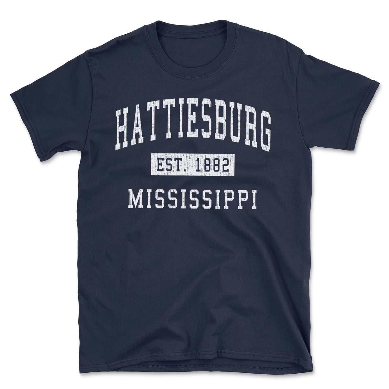 Hattiesburg Mississippi Classic Established Men's Cotton T-Shirt -  Walmart.com