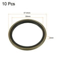 thumbnail image 2 of Uxcell M30 37.4x30x2mm Carbon Steel Nitrile Rubber Bonded Sealing Washers, 10 Pack, 2 of 5