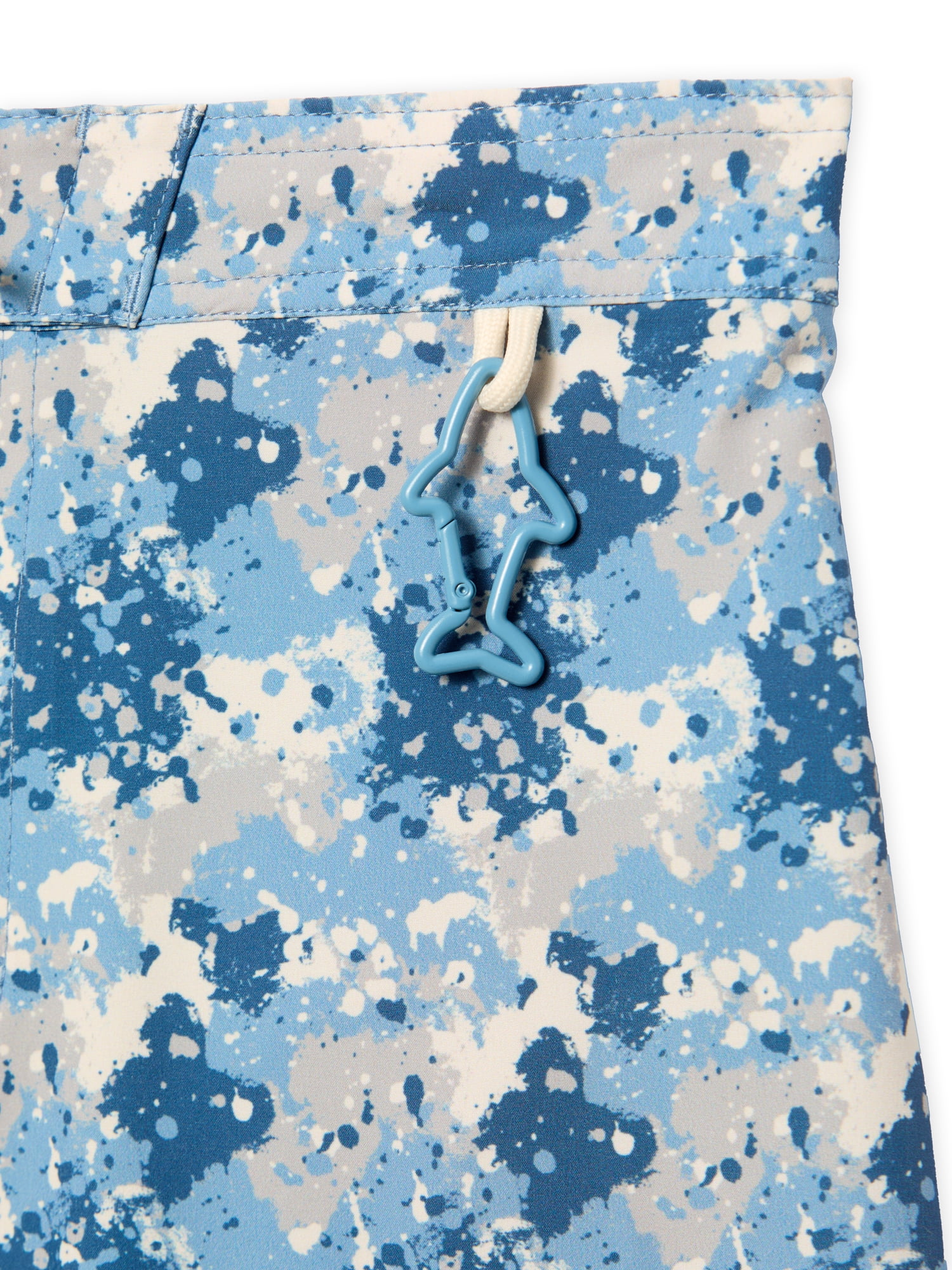 Rugged Shark Boys 6" Inseam Swim Trunks, Sizes 4-18