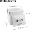 thumbnail image 2 of Permasteel 14-Qt Small Portable Picnic Cooler, White, 2 of 6