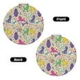 thumbnail image 2 of Goofa Colorful Poodle Dog Pattern Pocket Mirror, Portable Makeup Mirror,Travel Makeup Mirror,Dual-Sided Compact Mirror,Gift Makeup Mirror-Round Shape, 2 of 9