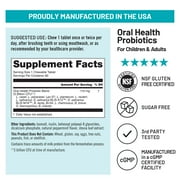 NatureWise Oral Probiotics - Chewable Sugar-Free Mint Tablet - 60 Count[60-Day Supply]