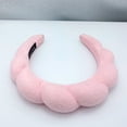 thumbnail image 5 of Diadema de spa para mujer, diadema de spa hinchada mimi and co diadema de spa para lavarse la cara diademas de maquillaje (rosa, talla única), 5 of 5