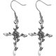 thumbnail image 1 of Multi Color Rose Design Vintage Drop Earrings for Women and Teen Girls Made of Safe Alloy, 1 of 2