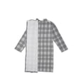 thumbnail image 3 of Men's Adaptive Open Back Grey Check Gown, 3 of 6