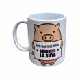 thumbnail image 2 of Set De 2 Tazas Cerdito Gracioso Blanco, 2 of 5