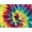 Classic Rainbow Spiral, variant on Dyenomite - Tie-Dyed Hooded Pullover T-Shirt - 430VR