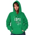 thumbnail image 3 of Christmas Be Good For Goodness Sake Unisex Plus Fleece Graphic Hoodie Brisco Brands 4X, 3 of 4