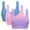 Pink+Pale Purple+Pale Blue, variant on 3 Pack Women's Sports Bra Wirefree Padded Push Up Yoga Bras Seamless Comfortable Plus Size Bra S-6XL