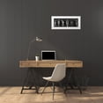 thumbnail image 3 of Anonymous 18x9 White Modern Wood Framed Museum Art Print Titled - Vintage Camera Row, 3 of 4