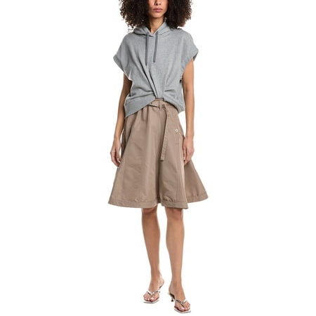 3.1 Phillip Lim womens Sleeveless Hoodie Combo Dress 8