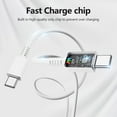 thumbnail image 4 of Super Fast Charging 25W USB C Super Fast Wall Charger for Nokia XR20 - PD Fast Charging Block & 6 Feet Cable - White, 4 of 5