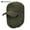 Green, variant on Winter Trooper Trapper Hat, Warm Russian Hats with Ear Flaps and Removable Facemask Hunting Ski Aviator Outdoor Windproof Cotton Polyamide Caps for Men and Women Adjustable Size(Black)