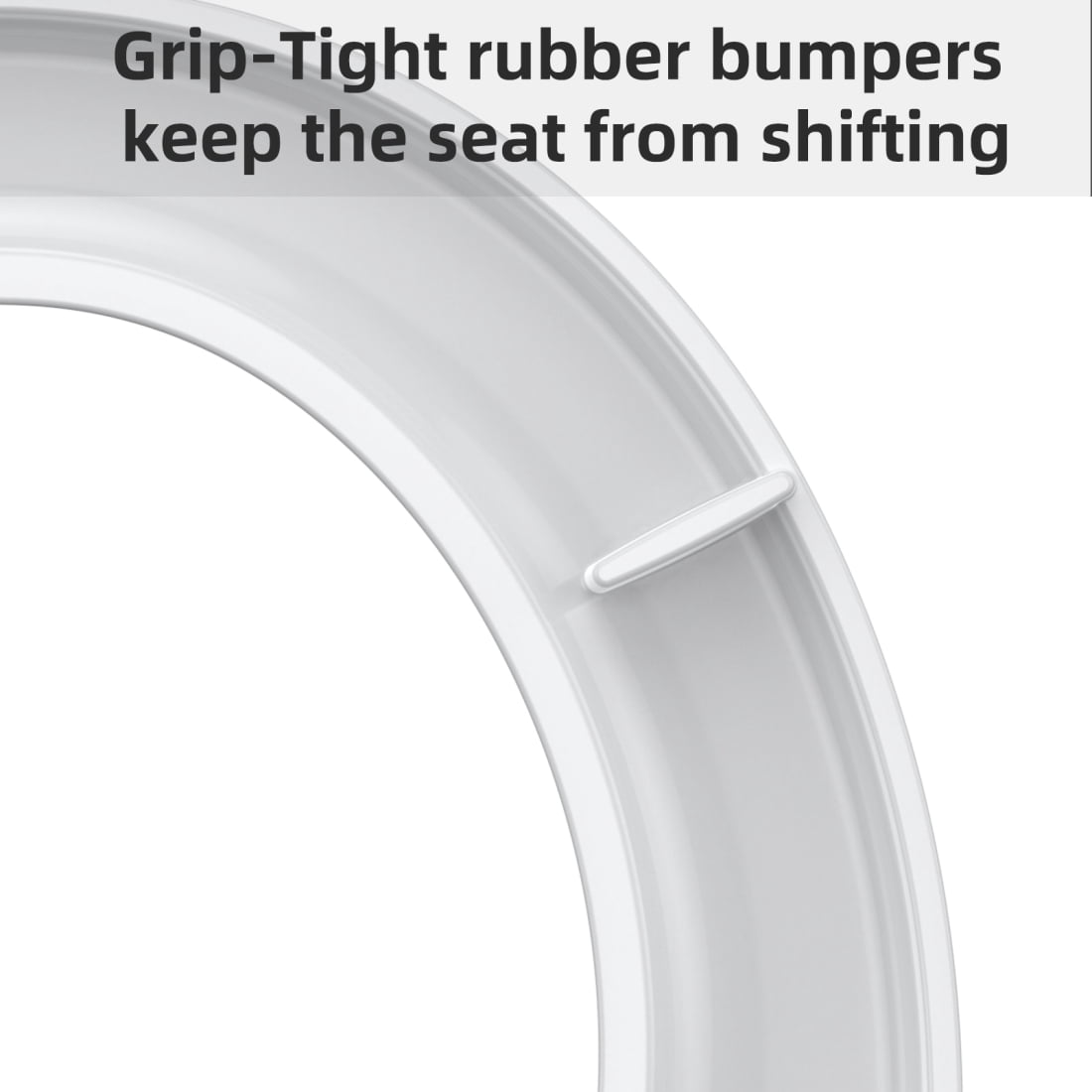 19 inch Toddler Toilet Seat with Potty Training Seat Elongated, Toilet Seat for Family Built-in Removable, Soft Close + Easy Clean, PP Safe Material, White