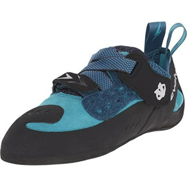 evolv kira climbing shoe women's teal 4 (closeout)