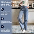 thumbnail image 6 of Kitchen Mats Cushioned Anti Fatigue Set of 2 Farmhouse Kitchen Rugs Non Slip Waterproof Kitchen Floor Mat Comfort Memory Foam Standing Mat for Front of Sink,Laundry Room (Blue-A), 6 of 6