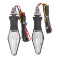 thumbnail image 4 of LED Turn Indicator, Motorcycle Turn Signal Light Double Sided Black 2pcs Blue Yellow 12V  For Motorbike Repair, 4 of 8