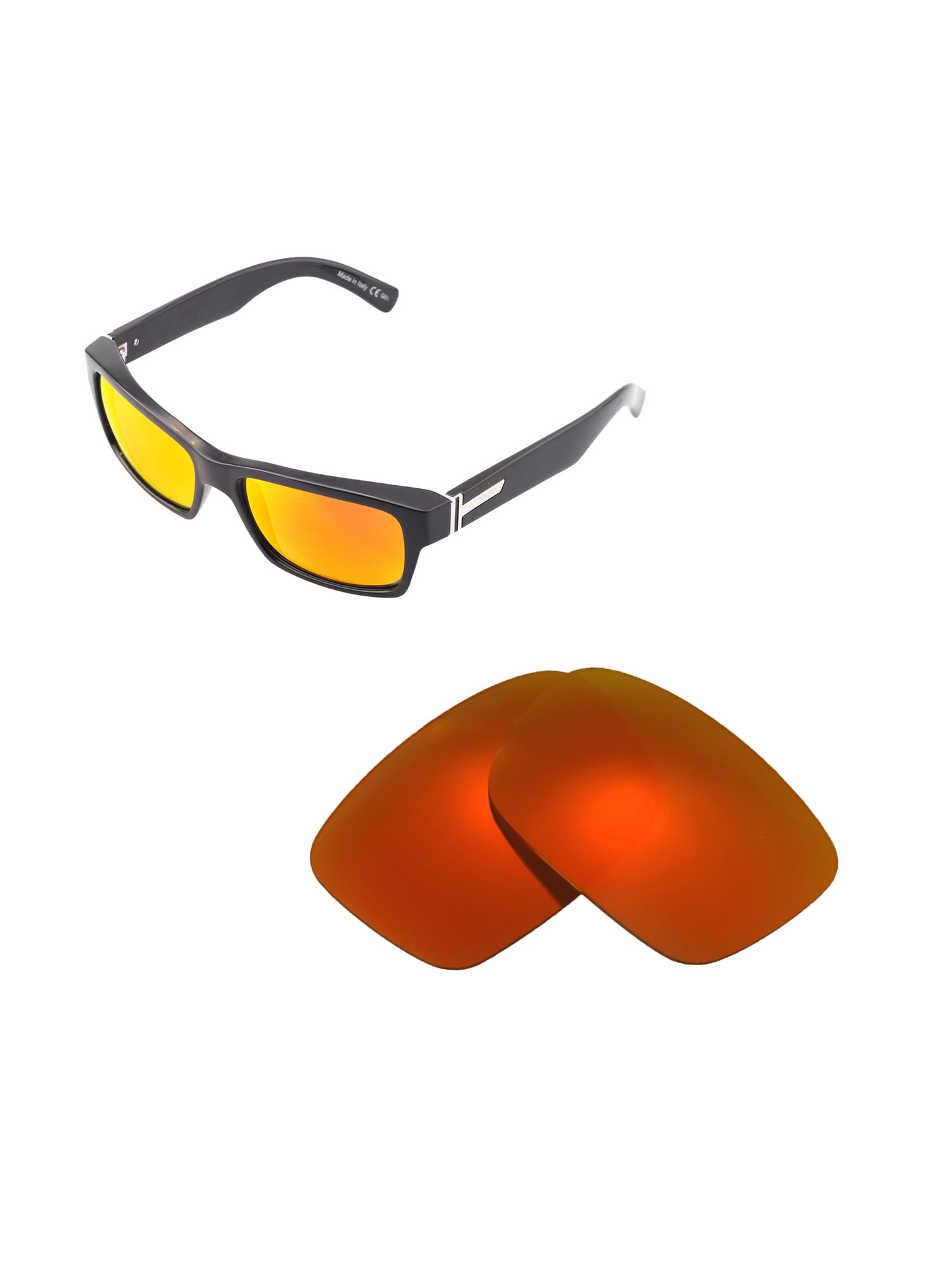 Multiple Options Available Walleva Replacement Lenses for VonZipper Fulton Sunglasses