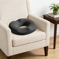 thumbnail image 4 of Stress-Relieving Thickened Chair Cushion Soft Memorys Foam Seat Cushion For Office Chair Kitchen Dining Desk Wheelchair Non-Slide Bottom Round Pad, 4 of 6