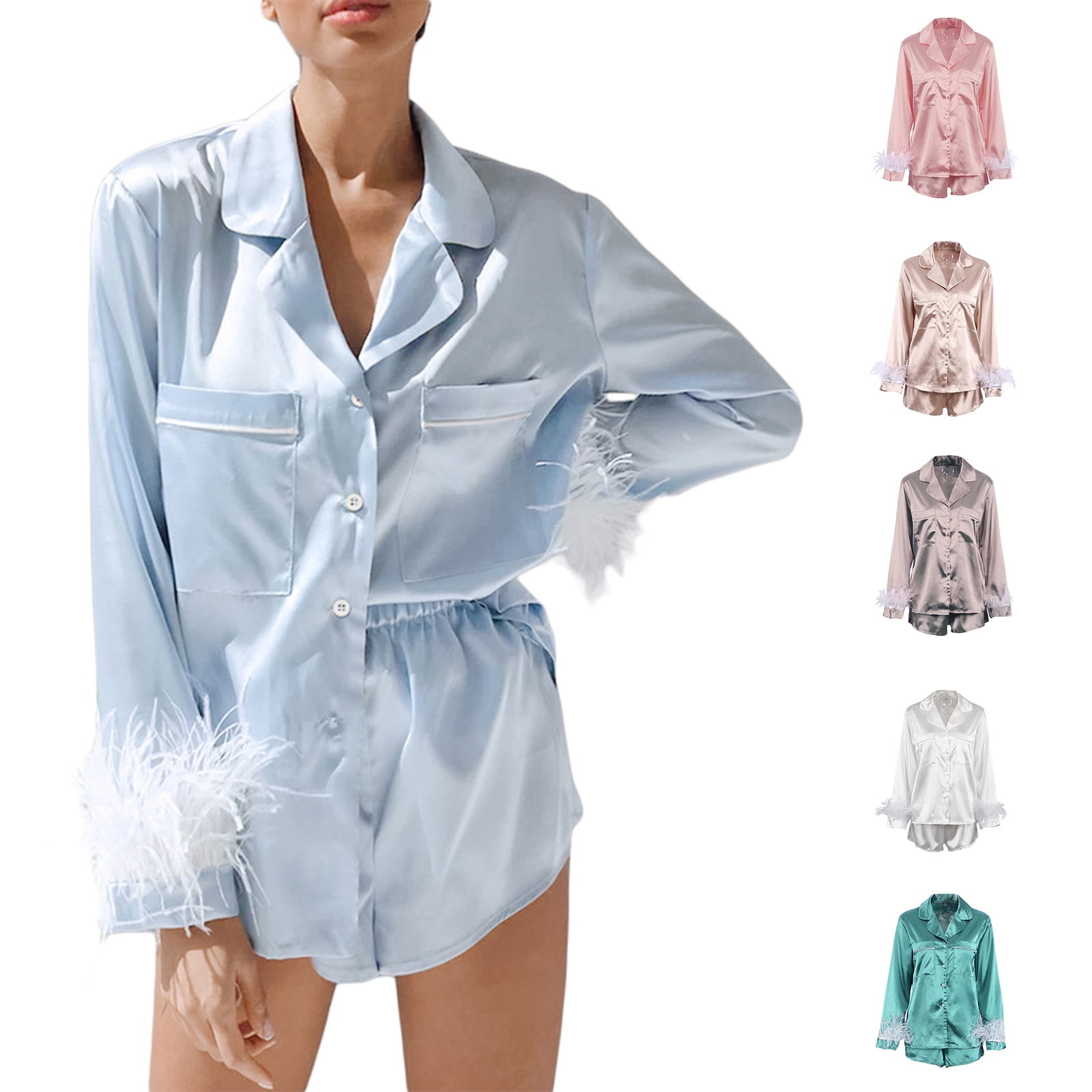 Pajamas with cuffs hotsell