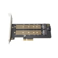 thumbnail image 1 of PCI-E X4 to M.2 NVME&NGFF Adapter Card SSD Converter Card Compatible with PCI-E X4/X8/X16 Support, 1 of 8