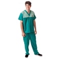 thumbnail image 4 of Men's Designer 2 Tone Contrast Medical Scrubs, 4 of 5