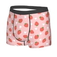 thumbnail image 2 of Wukai Strawberry Print Men’s Underwear Breathable Boxer Briefs,&nbsp;Moisture Wicking & Breathable-Small, 2 of 7