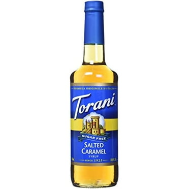 Torani Sugar Free Salted Caramel Syrup, 25.4 Oz