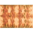 thumbnail image 1 of Ahgly Company Indoor Rectangle Abstract Orange Contemporary Area Rugs, 7' x 9', 1 of 1
