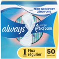 thumbnail image 2 of Always Infinity avec FlexFoam Serviettes pour Femmes, Taille 1, Flux Régulier, avec Ailes, Non Parfumées50 Unités, 2 of 19