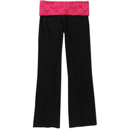 No Boundaries Juniors Lace Yoga Pants