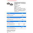 thumbnail image 2 of Front and Rear Brake Pad and Rotor Kit - Compatible with 2001 - 2005 Mercedes-Benz C320 2002 2003 2004, 2 of 2