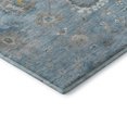 thumbnail image 3 of Addison Rugs Mayfield Premium Machine Washable Traditional Formal Teal Rectangle Rug, 8' x 10', 3 of 6