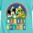 thumbnail image 3 of Disney - Mickey & Pluto - Outdoor Adventures Fun - Toddler & Youth Girls Short Sleeve Graphic T-Shirt, 3 of 5