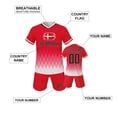 thumbnail image 2 of All Ages 2026 Football Kit, Gradient Geometric Soccer and Shorts, 2 of 7